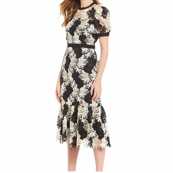 ANTONIO MELANI Dresses & Skirts - Antonio Melanie Antique white/black Tessa dress